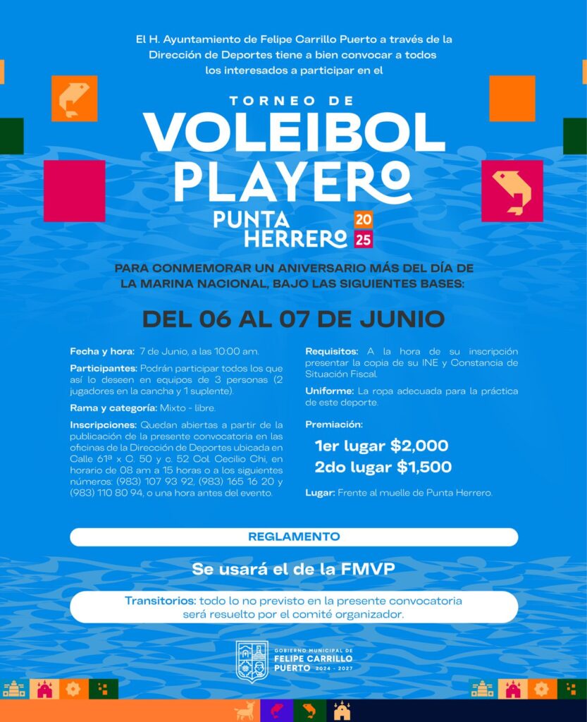 Conmemorará Felipe Carrillo Puerto el Día de la Marina con cinco magnos eventos, anuncia Mary Hernández