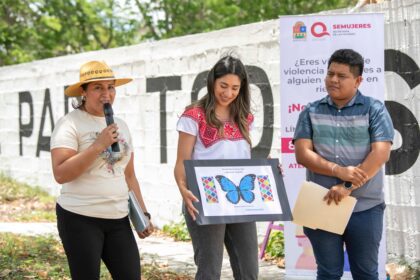 Destacada muralista recibe importante apoyo para promover su talento