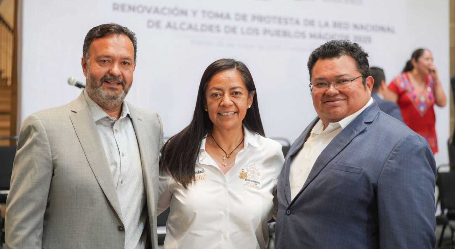 Chacón rinde protesta como vicepresidente de la Red nacional de alcaldes de Pueblos Mágicos 2025