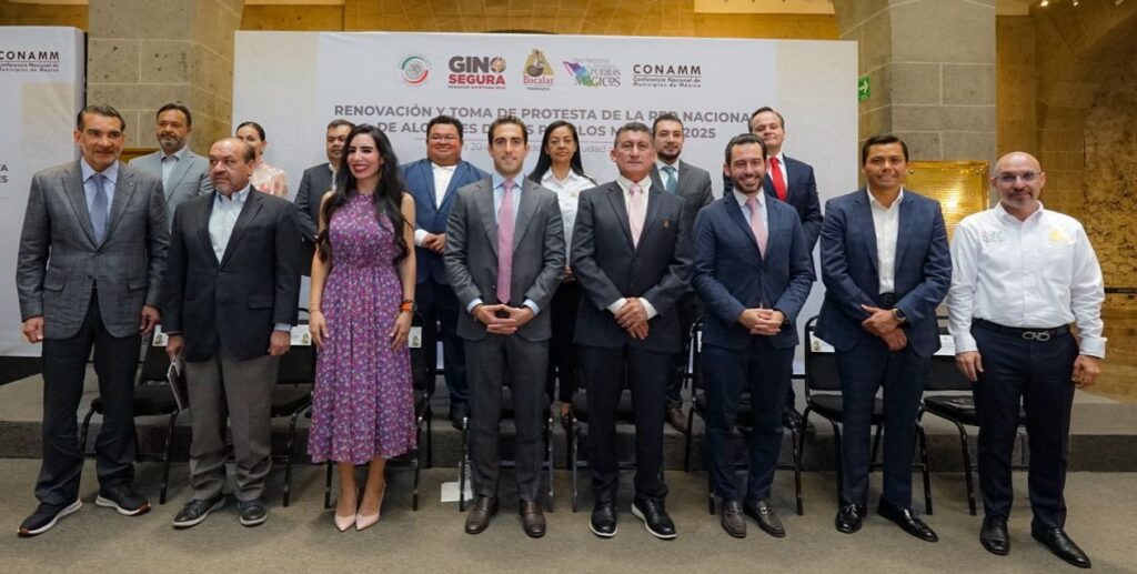 Chacón rinde protesta como vicepresidente de la Red nacional de alcaldes de Pueblos Mágicos 2025