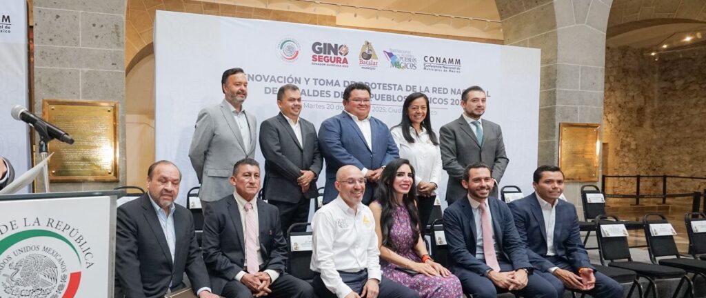 Chacón rinde protesta como vicepresidente de la Red nacional de alcaldes de Pueblos Mágicos 2025