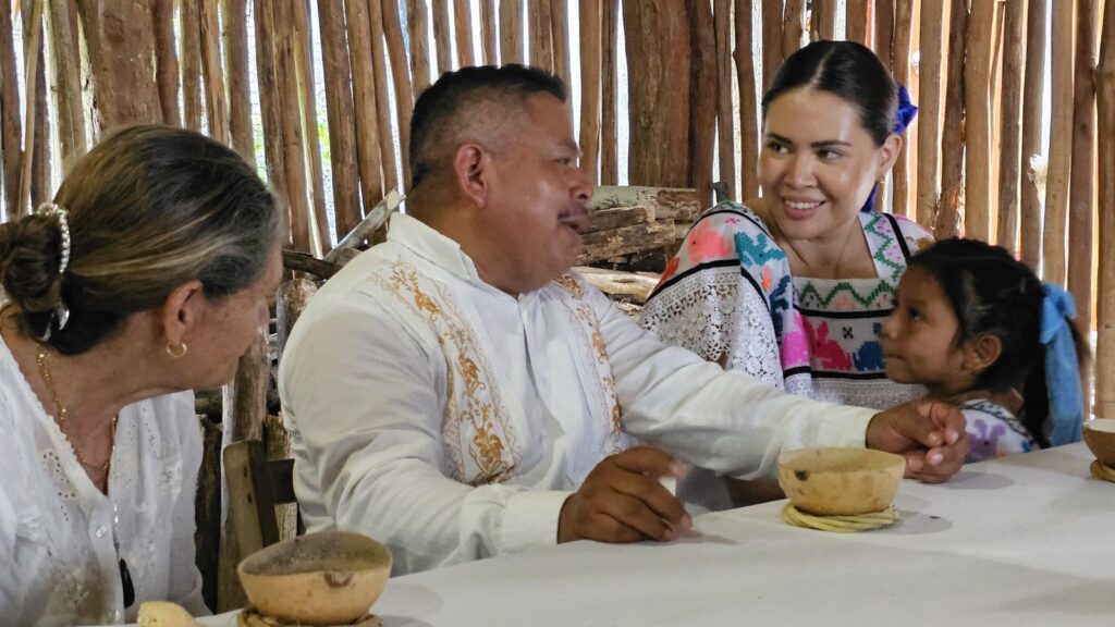 Cientos de familias disfrutaron las celebraciones de San Bernardino en X-Yatil: Anahí González