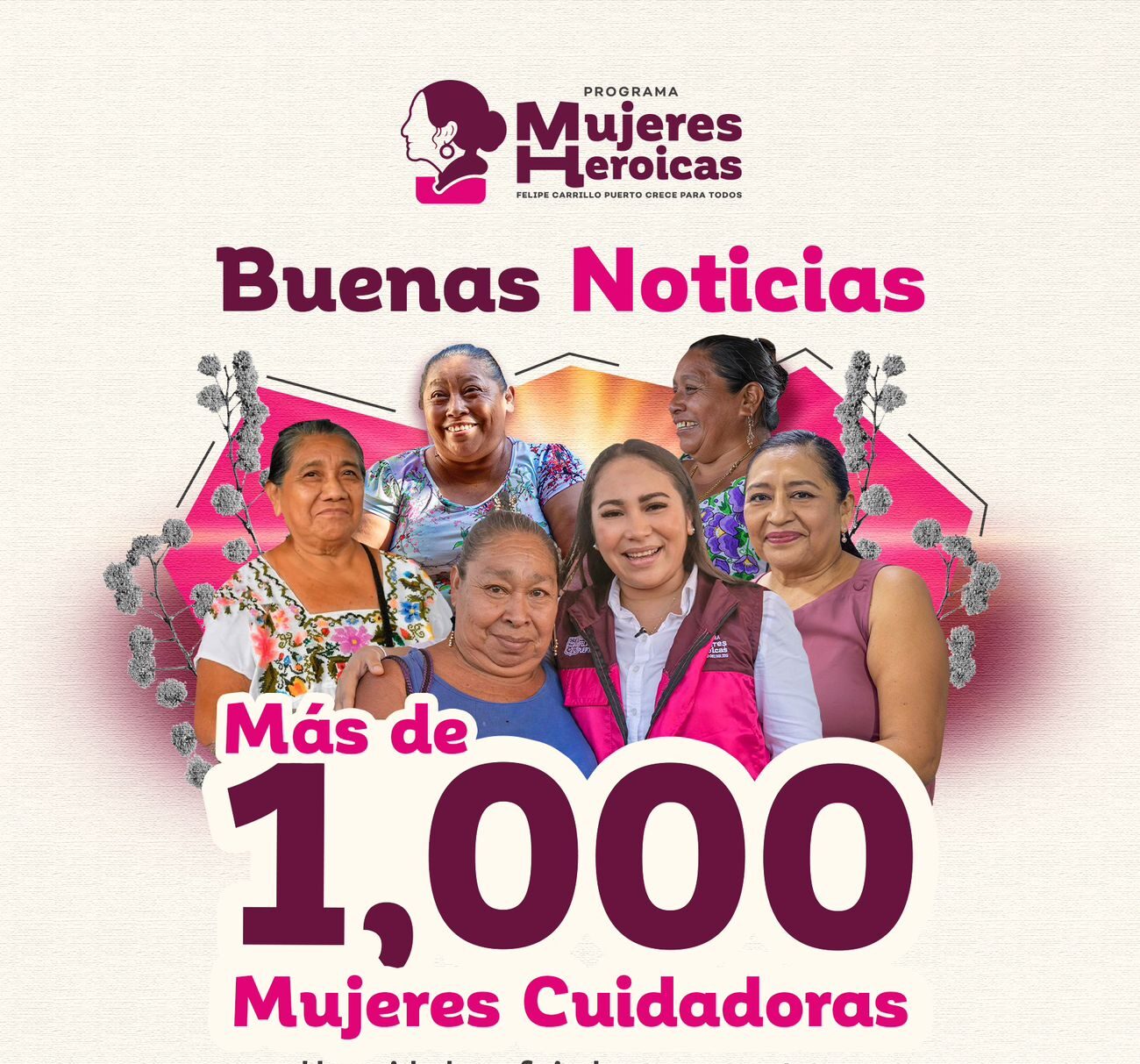 Más de mil mujeres cuidadoras han sido beneficiadas con las Caravanas de Mujeres Heroicas
