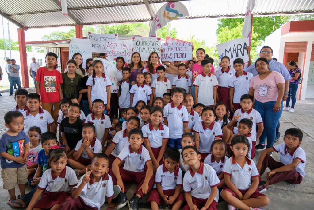 Mara y Vero Lezama llevan alegría, sonrisas y diversión a niñas y niños de Nuevo Canaán