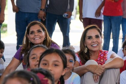 Mara y Vero Lezama llevan alegría, sonrisas y diversión a niñas y niños de Nuevo Canaán