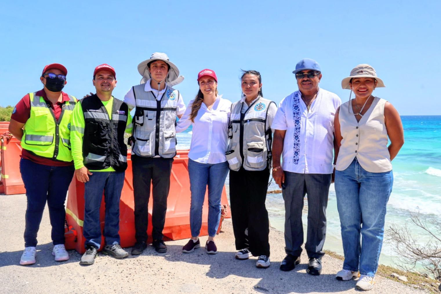 Continúa a paso firme la construcción de la vialidad alterna en la carretera Perimetral del Mar Caribe en Isla Mujeres