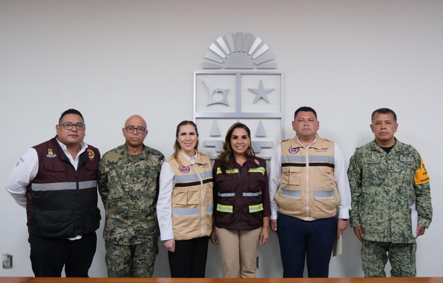 Atenea Gómez Ricalde fortalece la coordinación en esta temporada de huracanes