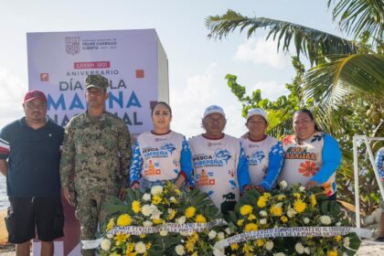 Conmemoran día de la Marina Nacional en Felipe Carrillo Puerto