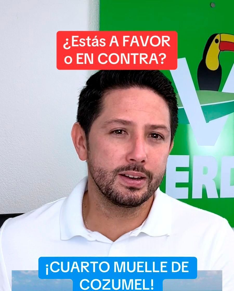 Renán Sánchez Tajonar convoca a Cozumeleños a opinar sobre el cuarto muelle