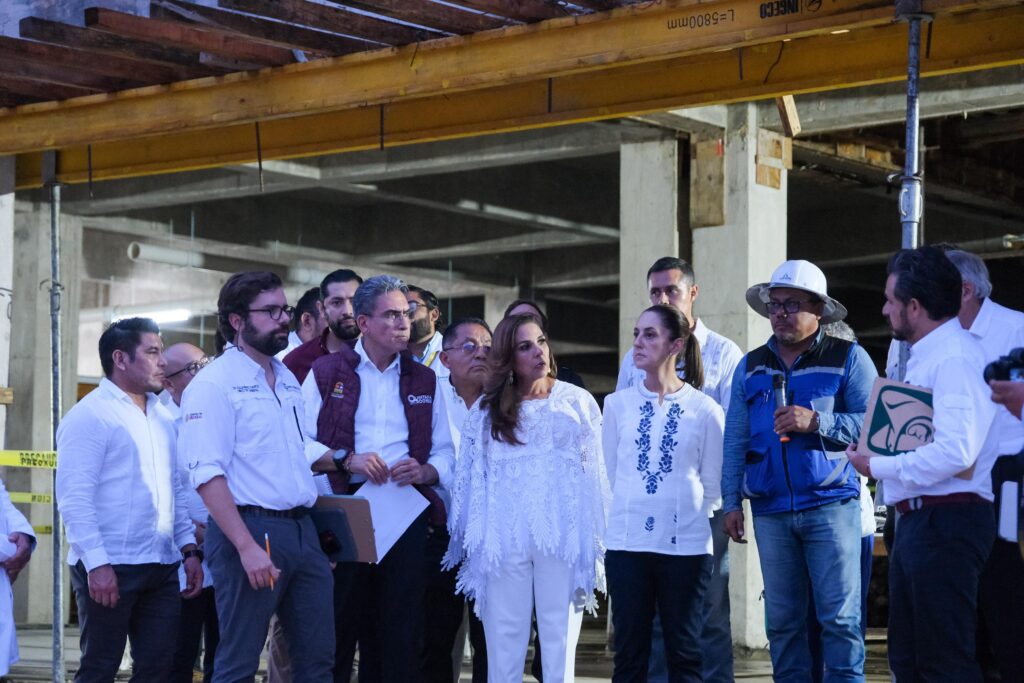 Recorre Claudia Sheinbaum y Mara Lezama nuevo Hospital General de FCP, en el corazón de la Zona Maya