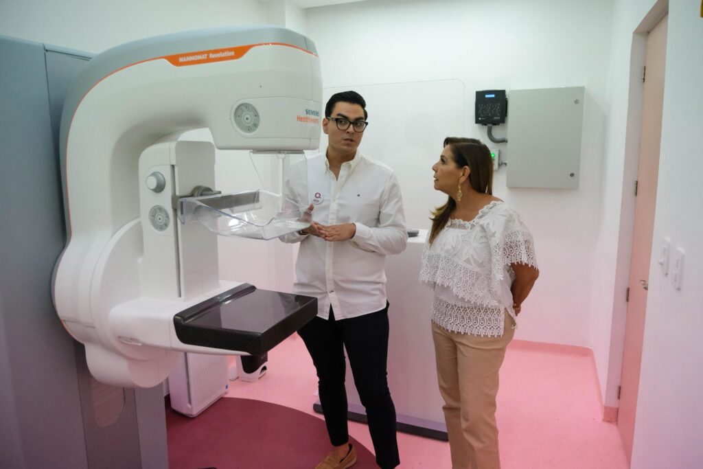 Supervisa Mara Lezama funcionamiento de nuevo mastógrafo digital y el tomógrafo de última generación en Hospital General de Playa del Carmen