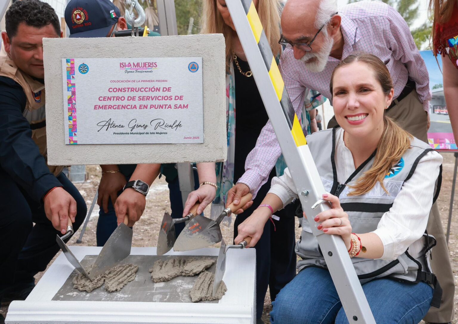 Gobierno Municipal inicia la construcción del nuevo Centro de Servicios de Emergencia de Costa Mujeres