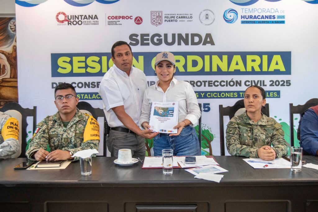 Felipe Carrillo Puerto instala comité para lluvias y ciclones tropicales temporada 2025