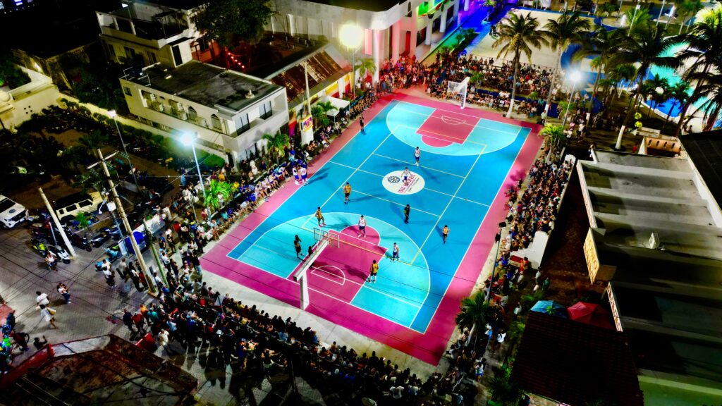 Continúa la Liga Maya de Básquetbol en Isla Mujeres con triunfo de los Caguameros