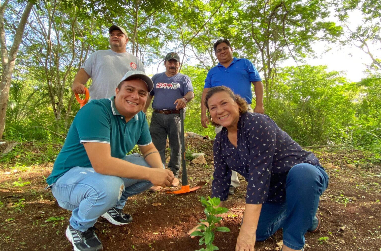Antonio Ojeda activa tercera jornada de reforestación en Dziuché