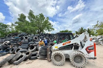 Gobierno de Cozumel retira más de 107 toneladas de llantas inservibles en ocho meses de administración