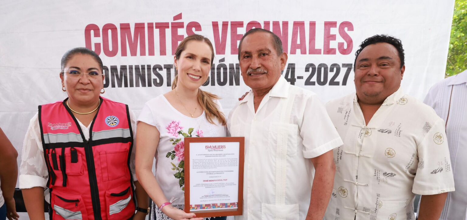 Gobierno de Isla Mujeres instala Comités Vecinales en Zona Agrícola y el poblado de Francisco May