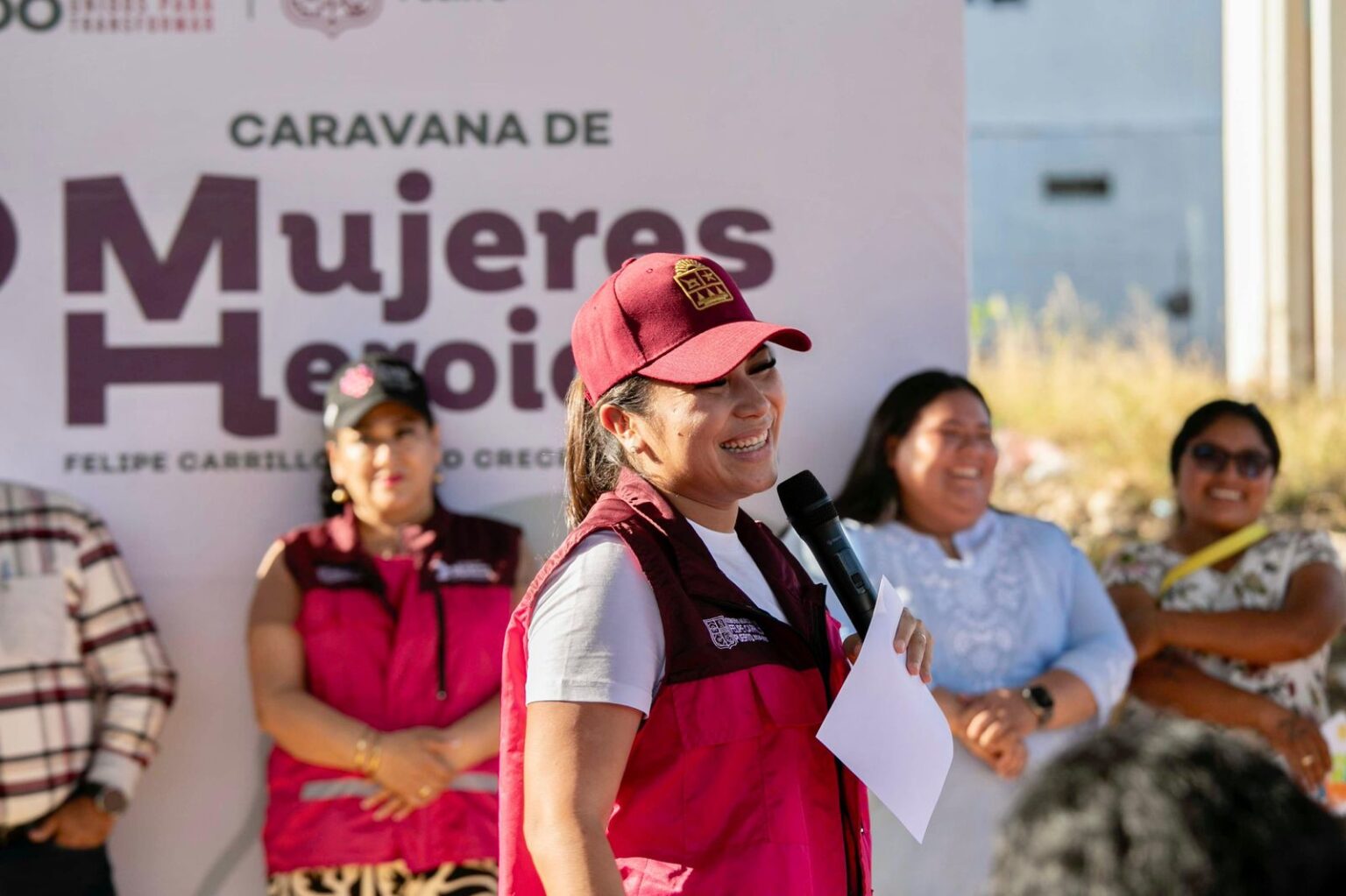 Continúa su paso la caravana de Mujeres Heroicas: hoy llegó la cuarta jornada del programa a Tepich
