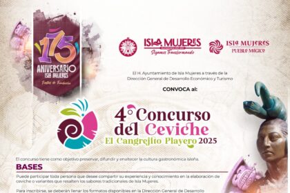 Gobierno Municipal promueve concursos gastronómicos “El Cangrejito Playero” y del “Cóctel Isleño 2025”