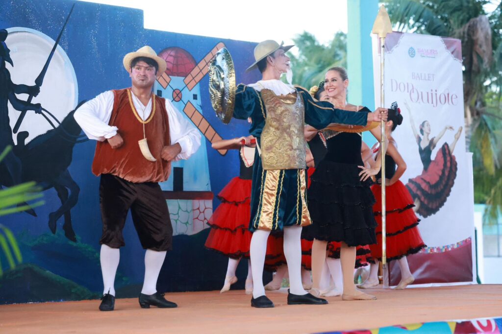 Llevan arte y cultura a las familias isleñas con exitosa presentación del ballet “Don Quijote”
