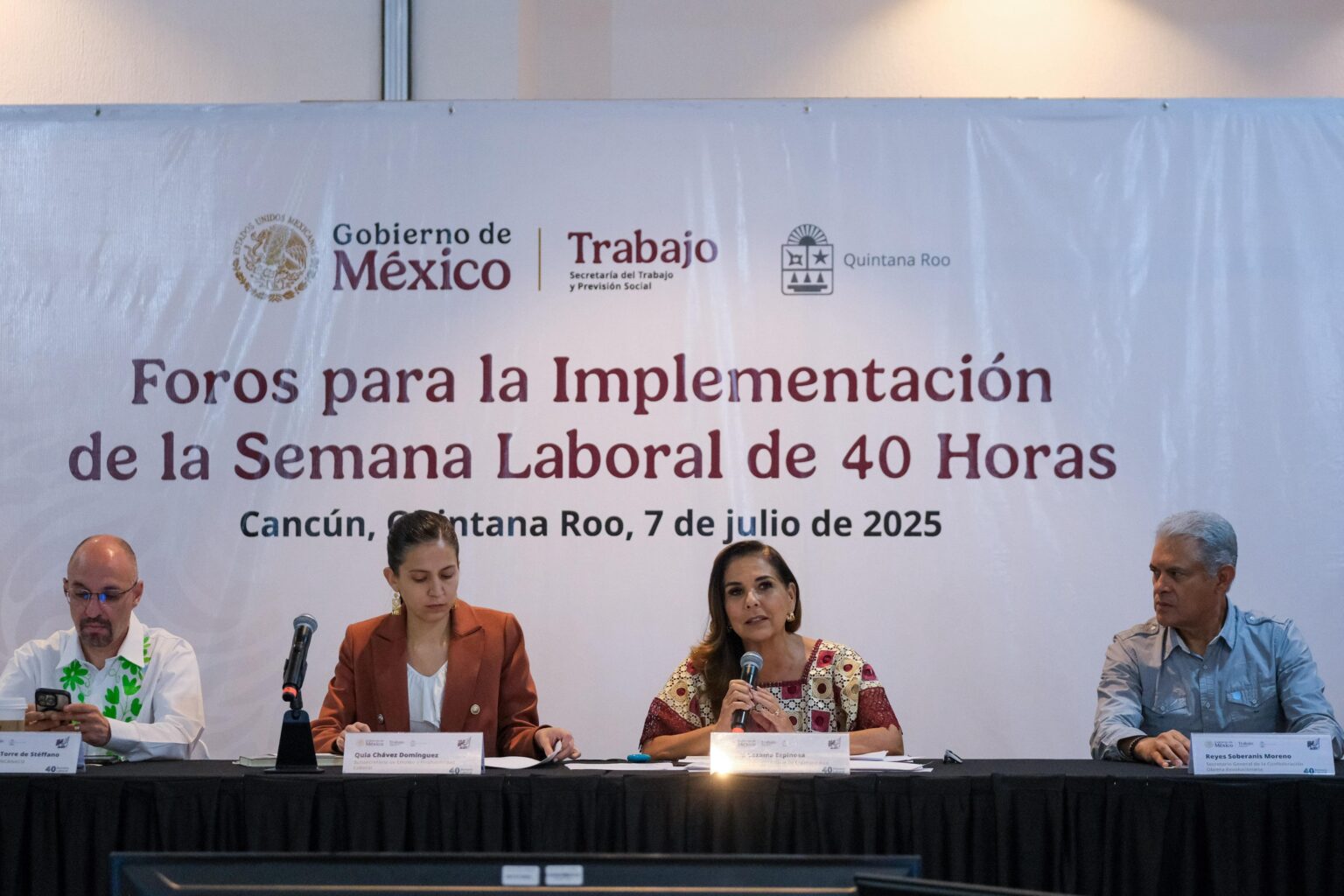 Impulsa Mara Lezama diálogo nacional desde Quintana Roo para construir una jornada laboral justa y con bienestar compartido