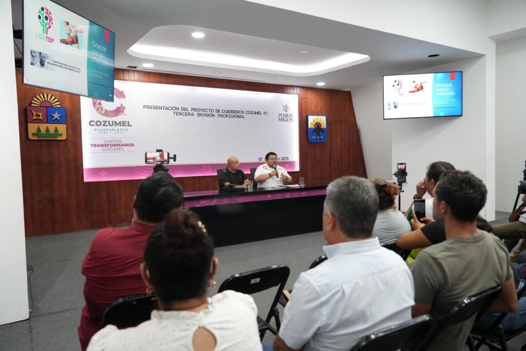 Presentan el proyecto “Guerreros Cozumel FC” de la Tercera División Profesional