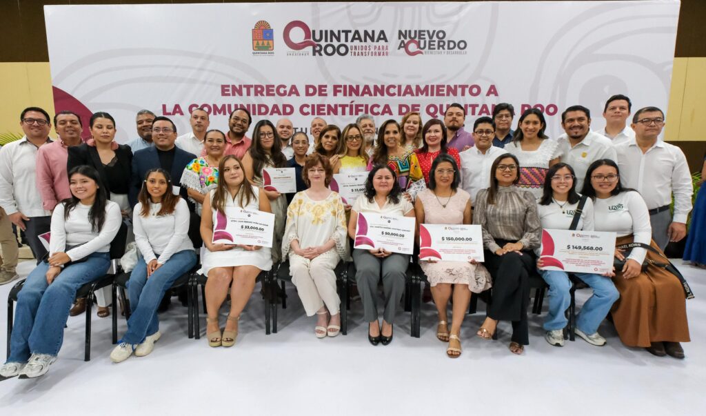 Impulsa Mara Lezama el talento científico al entregar financiamiento a investigadoras e investigadores