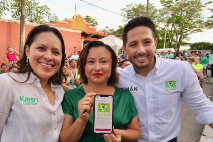 Inauguran Karen Castrejón y Renán Sánchez Tajonar la Casa Verde en Cozumel: una nueva sede para la militancia y las causas del pueblo