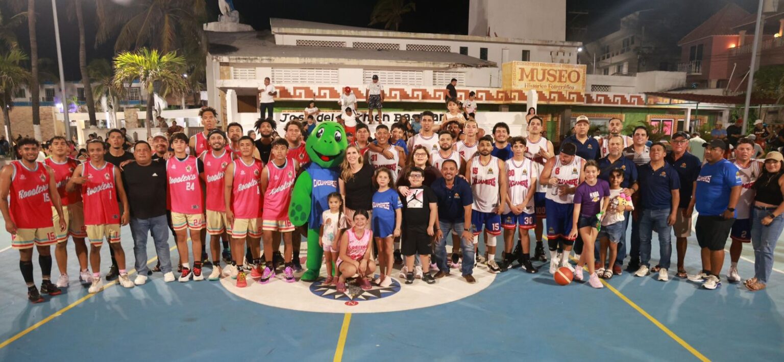 Atenea Gómez Ricalde celebra triunfo de los Caguameros y reafirma impulso al deporte en Isla Mujeres