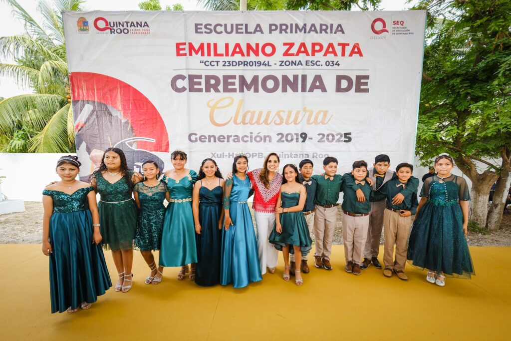 Mara Lezama entrega domo escolar en Xul-Ha tras 63 años de abandono