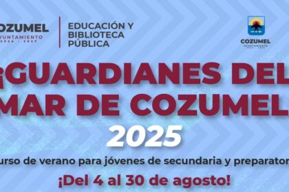 El Gobierno Municipal invita al curso de verano "Guardianes del Mar de Cozumel" para jóvenes