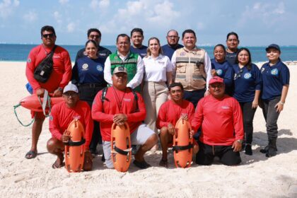 Gobierno Municipal refuerza operativos de seguridad en playas de Isla Mujeres