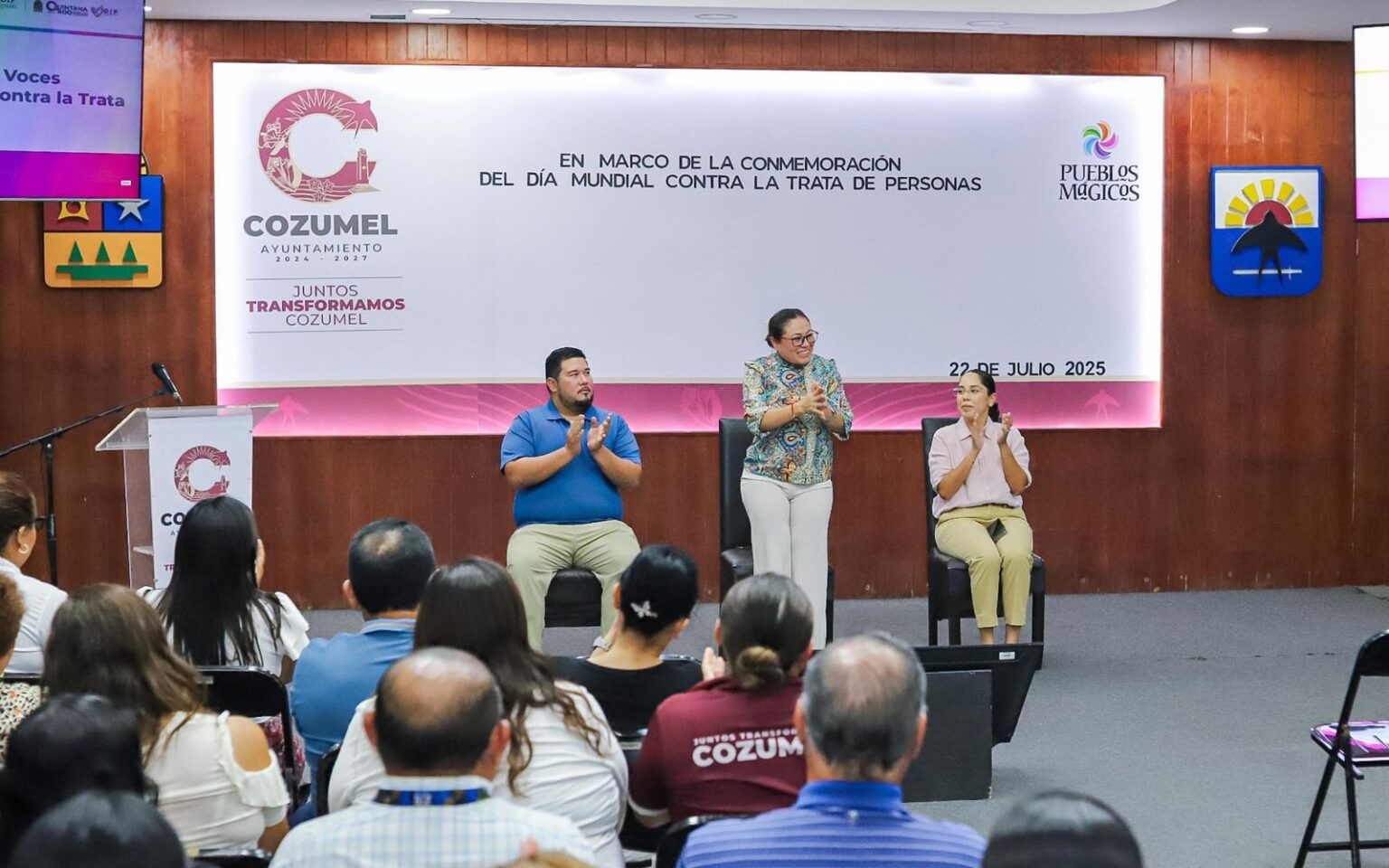DIF Cozumel conmemora el Día Mundial contra la Trata de Personas con charla informativa y de sensibilización