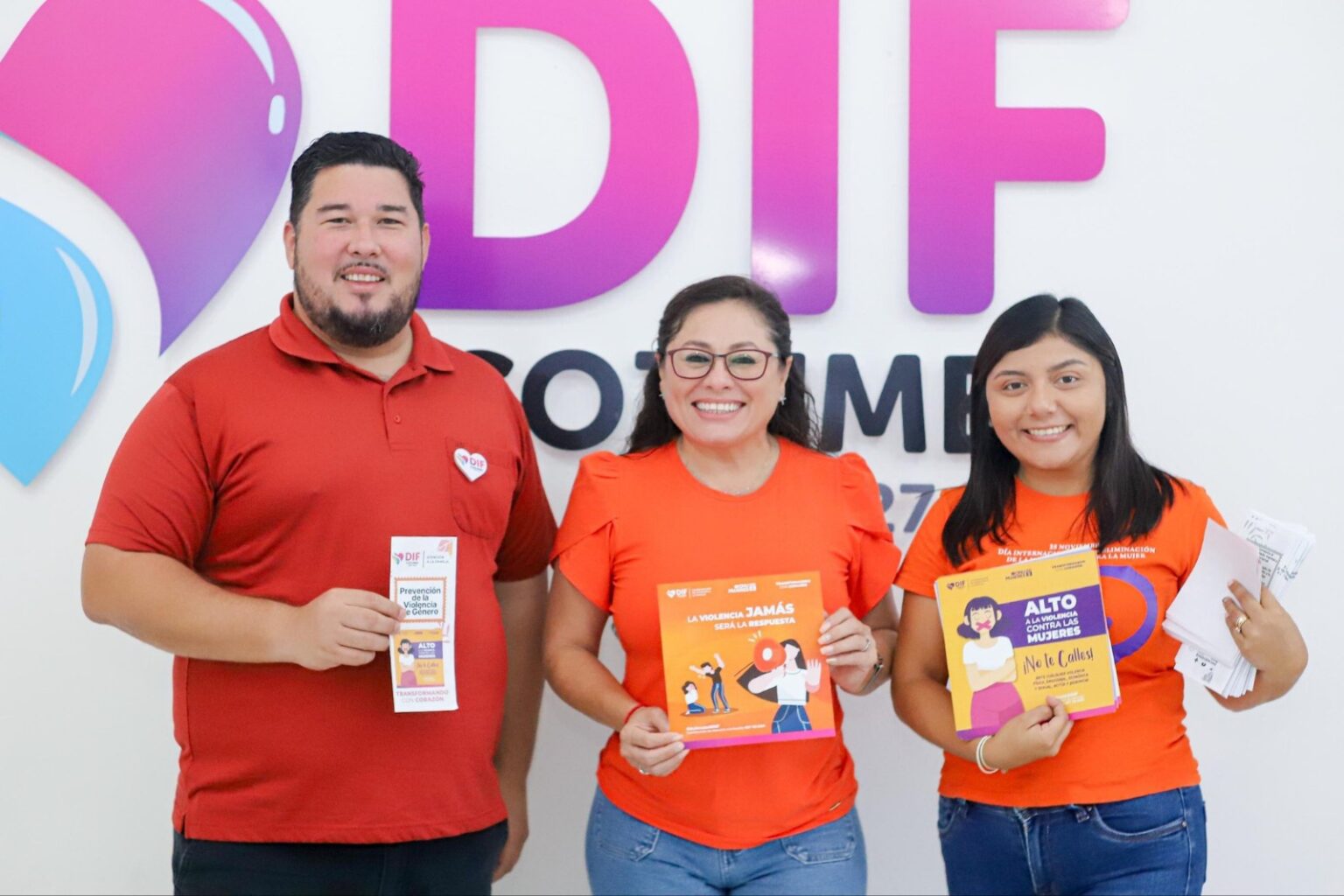 DIF Cozumel se suma al Día Naranja con acciones de concientización en la comunidad