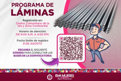 Gobierno Municipal lanza convocatoria del nuevo Programa de Láminas para apoyar a familias en situación de vulnerabilidad