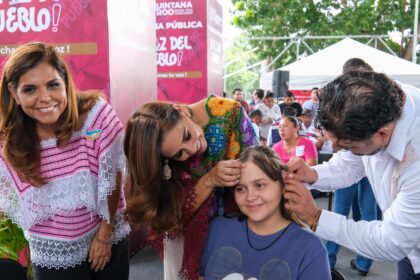 En audiencia “La Voz del Pueblo”, Mara Lezama transforma vidas, proporciona bienestar y justicia social en Bacalar