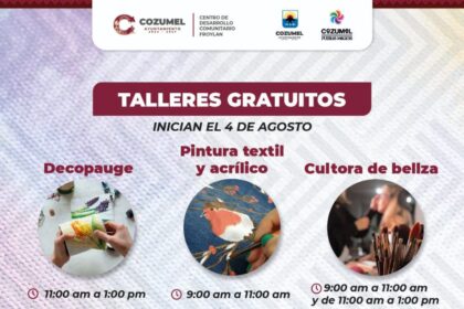 Gobierno de Chacón Méndez invita a participar en los talleres gratuitos del CDC Froylán