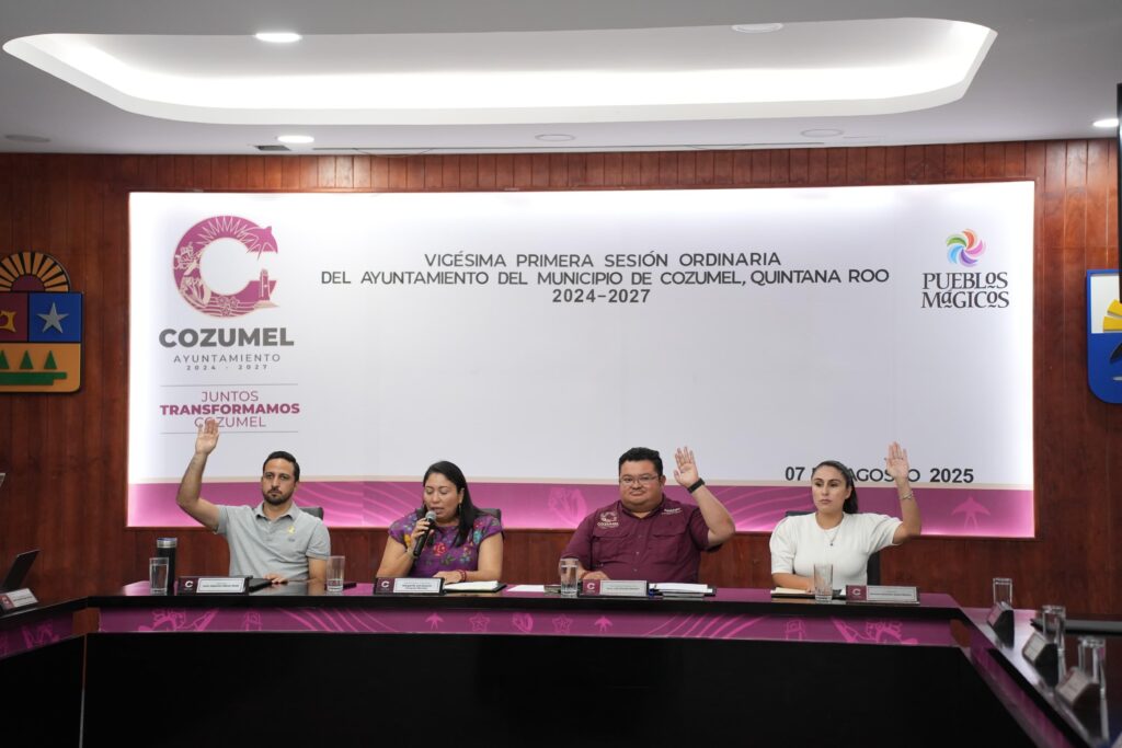 Aprueba Cabildo de la cuarta transformación firmar convenio con INSUS para dar certeza jurídica a las familias de Cozumel