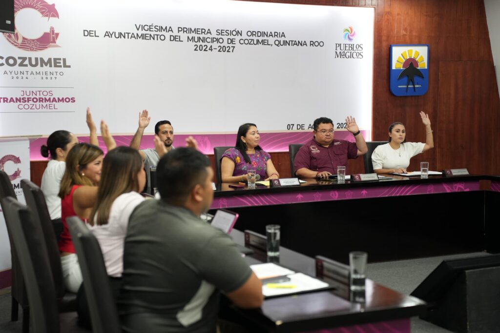 Aprueba Cabildo de la cuarta transformación firmar convenio con INSUS para dar certeza jurídica a las familias de Cozumel