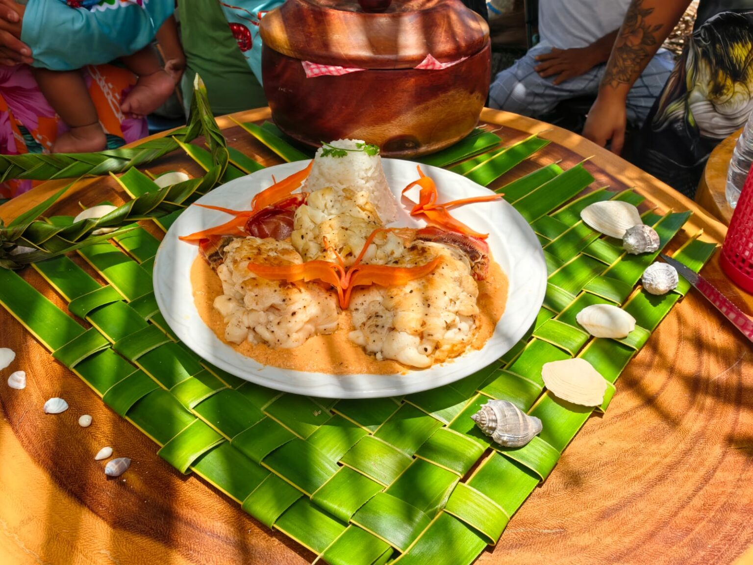 Éxito total en el 5to festival de la langosta en Punta Herrero