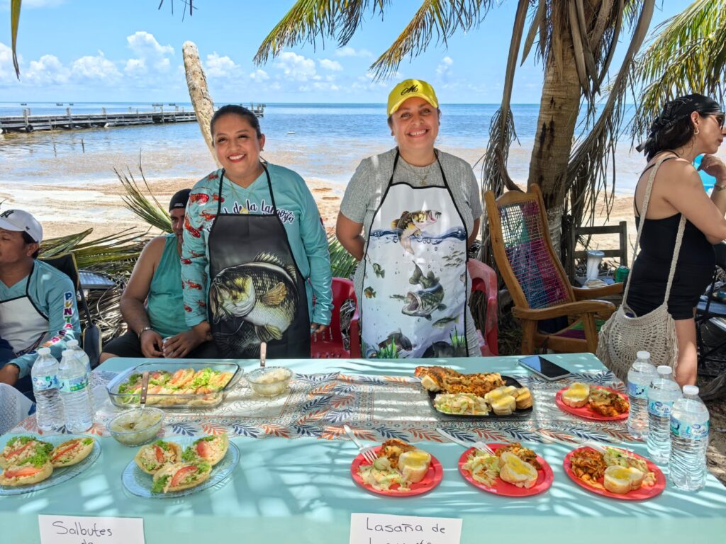 Éxito total en el 5to festival de la langosta en Punta Herrero
