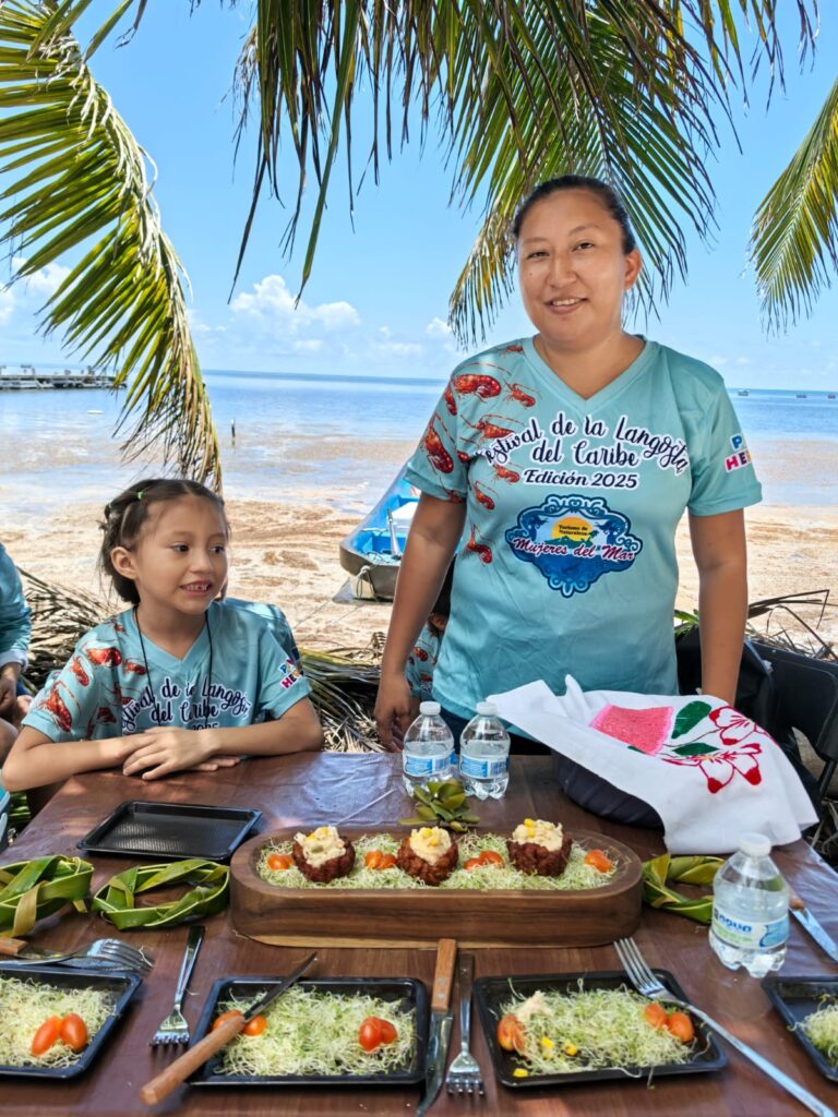 Éxito total en el 5to festival de la langosta en Punta Herrero