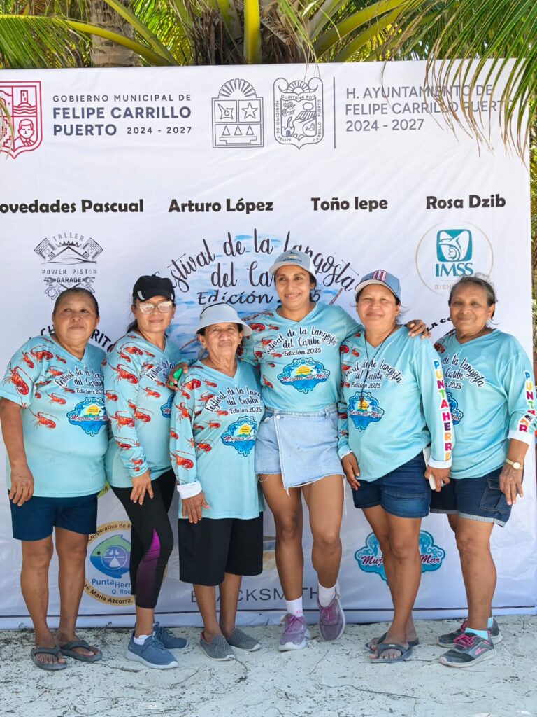 Éxito total en el 5to festival de la langosta en Punta Herrero