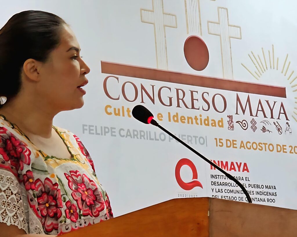 El pueblo Maya es historia, es presente y acción; siempre contarán conmigo como una aliada afirma Anahí González