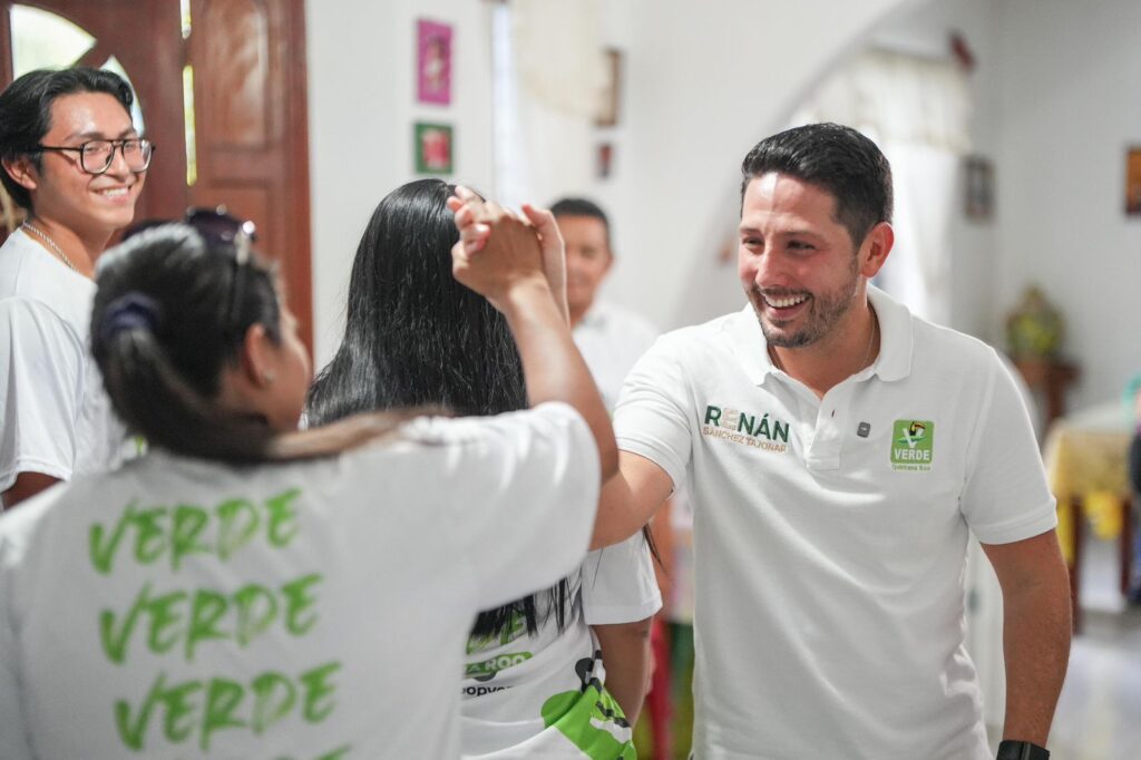 Renán Sánchez Tajonar confirma crecimiento histórico del Verde en Quintana Roo: de 11 mil a 50 mil afiliados