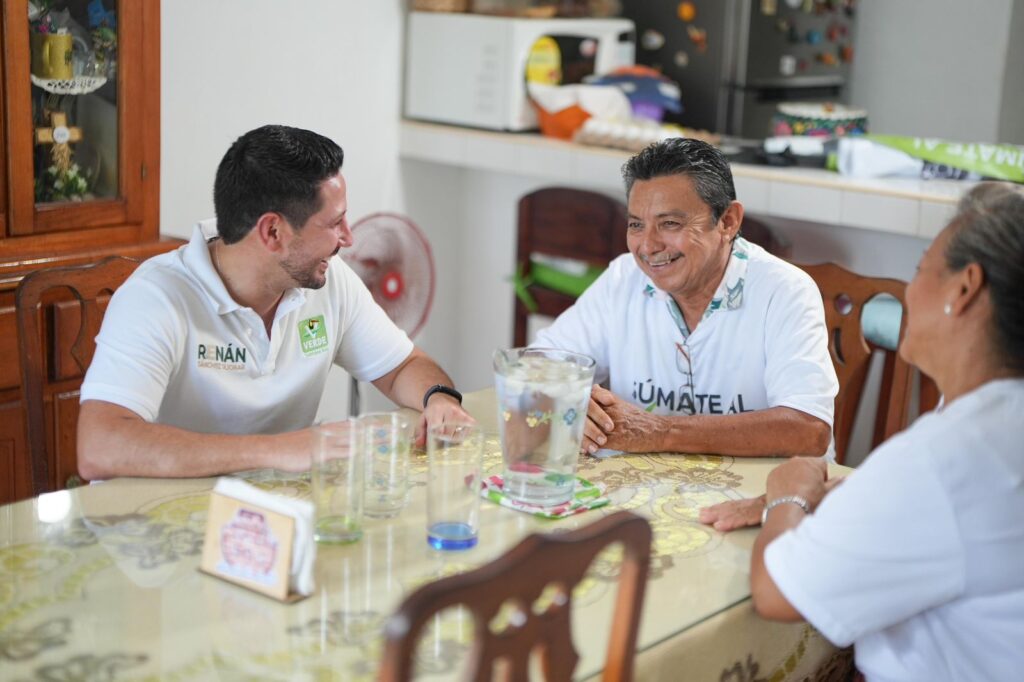 Renán Sánchez Tajonar confirma crecimiento histórico del Verde en Quintana Roo: de 11 mil a 50 mil afiliados