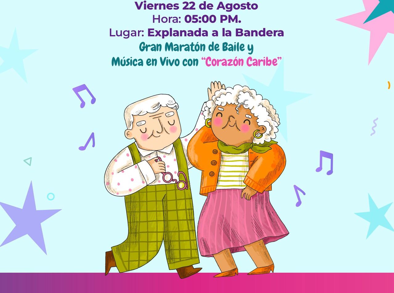 Invita DIF Cozumel al cierre de la Semana del Adulto Mayor con Tardeada del Recuerdo