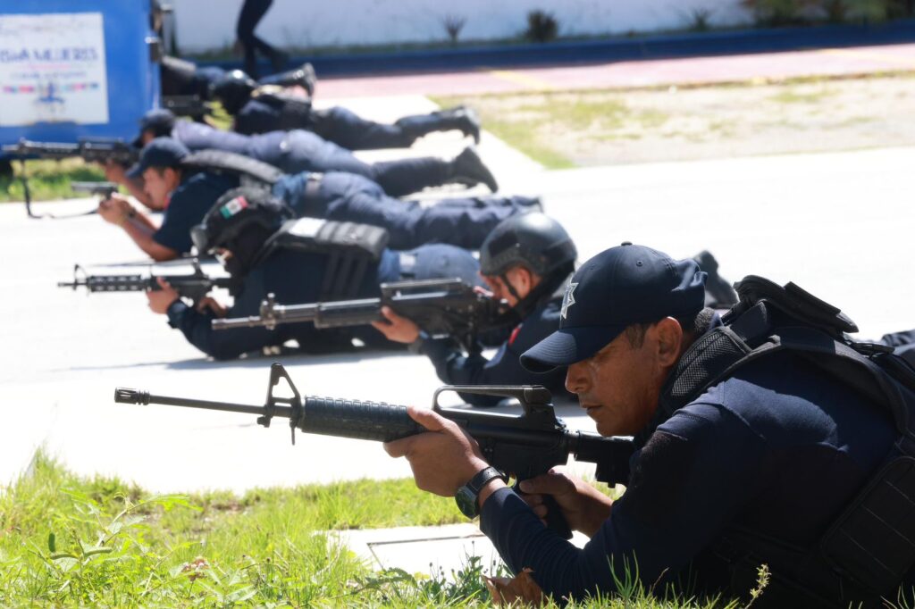 Gobierno de Isla Mujeres continúa con adiestramiento de nuevos elementos policiacos