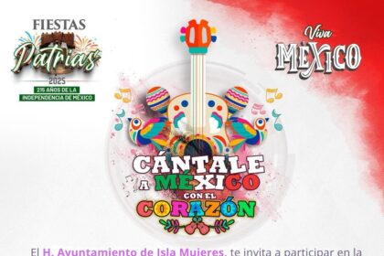 Gobierno de Isla Mujeres lanza convocatoria para la tercera edición del concurso Cántale a México con el Corazón