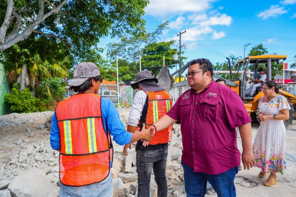 Chacón le cumple a Cozumel, inician trabajos de rehabilitación del parque “La Selva”